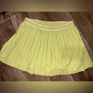 Peter Millar Light Green Pleated Skirt